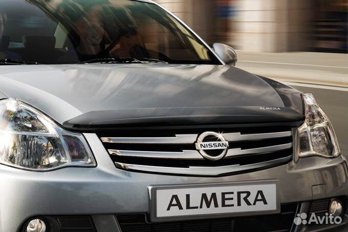 Дефлектор капота Nissan Almera G15 snialm1312