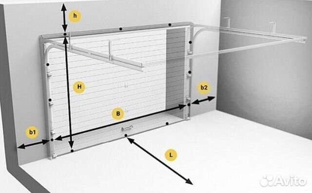 Проем для подъемных ворот. Замер секционных ворот DOORHAN. Крепление ворот Алютех притолока. Минимальная притолока для секционных ворот Алютех. Притолока для секционных ворот Дорхан.