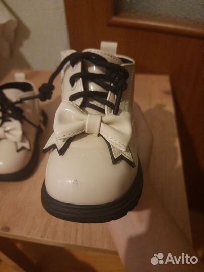 Ботинки демисезонные для девочки 21 размер