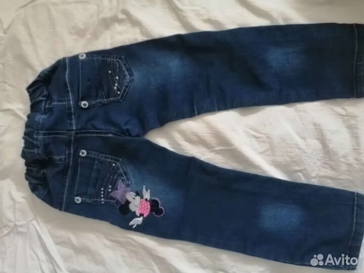 Джинсы для девочки 98