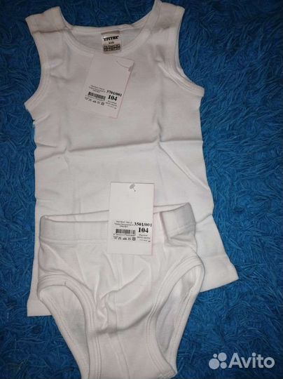 Комплект нижнего белья белый