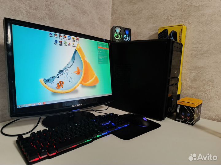 Компьютер i3 Samsung учеба работа дом