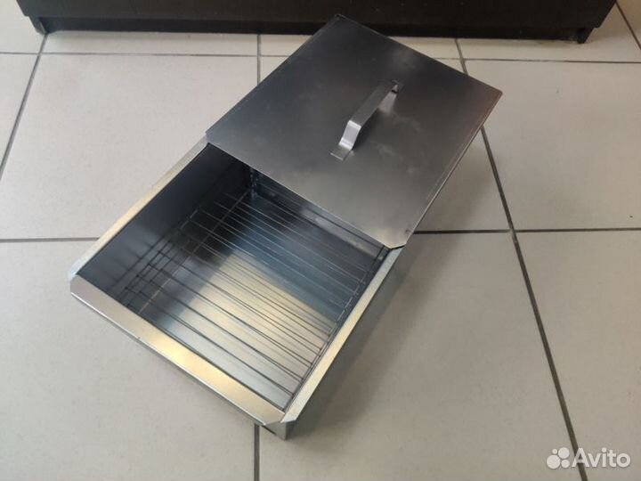 Мангалы и барбекю No name Коптильня двухярусная, 2