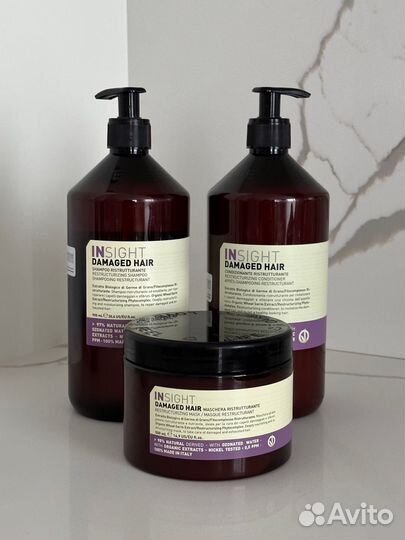 Шампунь, кондиционер, маска для волос insight