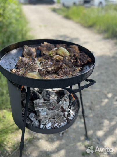 Сковорода из диска бороны