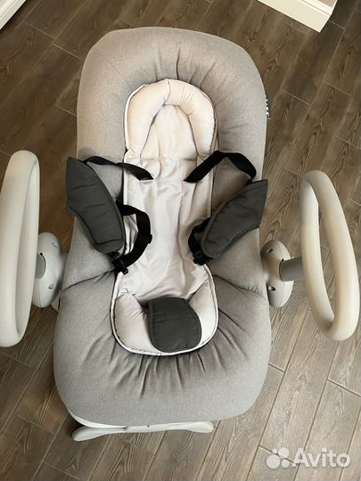 Beaba Шезлонг детский Bouncer Up&Down V3, Grey