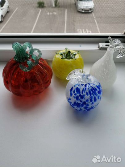 Фигурки стеклянные