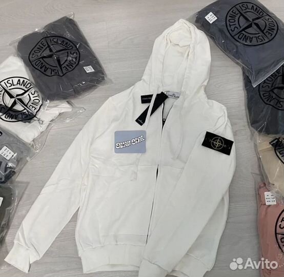 Зип худи stone island