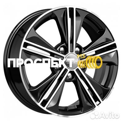 Диск 6x16/5x114,3 ET43 D67,1 кс778 Алмаз черный