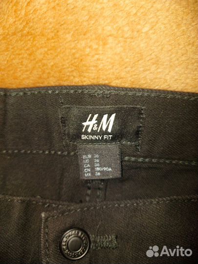 Джинсы чёрные H&M 36