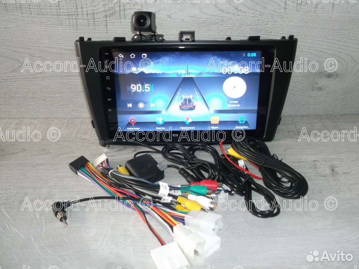 Магнитола 2DIN Toyota Avensis Android с камерой