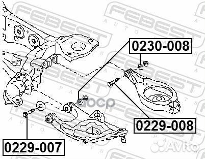 Болт эксцентрик nissan patrol/infiniti QX80/QX5