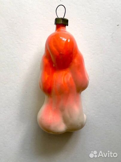 Елочные игрушки, собака, пудель