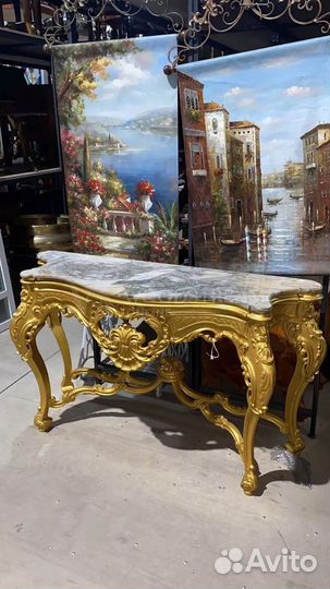 Консоль в стиле венецианского барокко. Винтаж