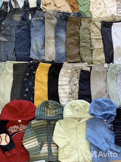 Одежда для новорожденного мальчика пакетом 0-9 м