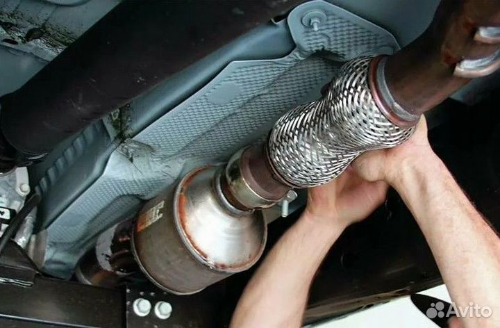 Ремонт гофры глушителя Ford Mondeo IV 2006-10