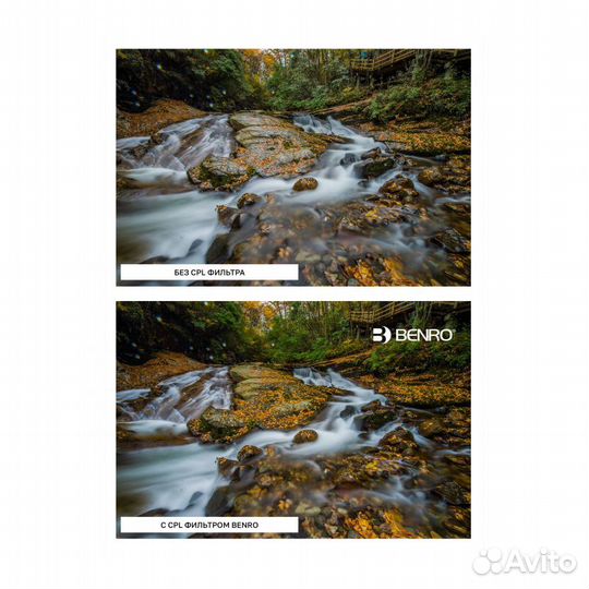 Benro PD CPL-HD WMC 62mm светофильтр поляризационн