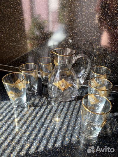 Графин со стаканами Турция