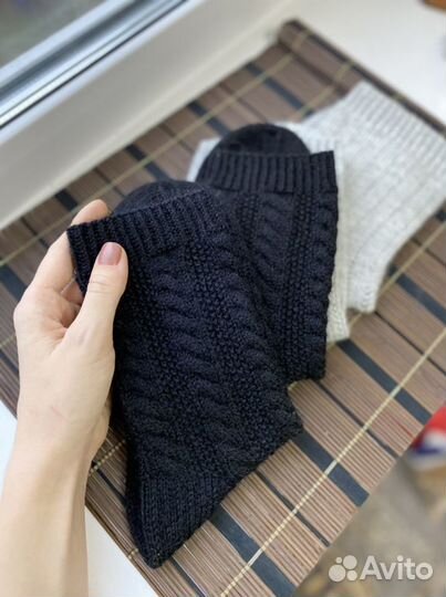 Носки вязаные шерстяные