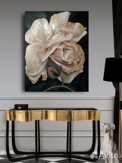 Картина маслом цветы