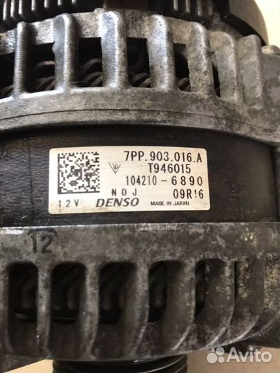 7PP903016A генератор порше Macan s