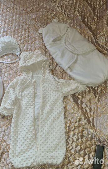 Конверт на выписку зимний для девочки