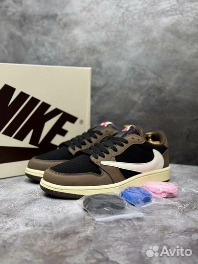 Кроссовки мужские nike air travis scott (41-45)