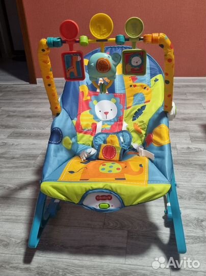 Шезлонг качалка детский