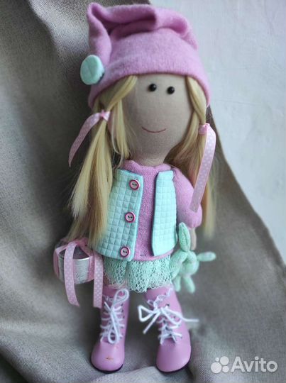 Текстильная интерьерная кукла