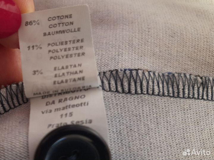 Жакет в винтажном стиле 42 Ragno Италия хлопок