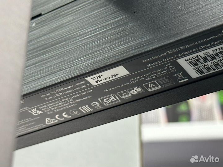 Прямой монитор новый 27дюйма 144hz