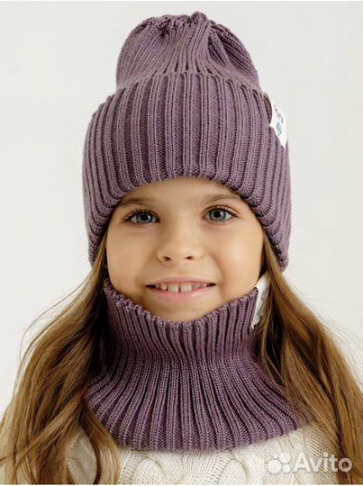 Детская шапка и снуд