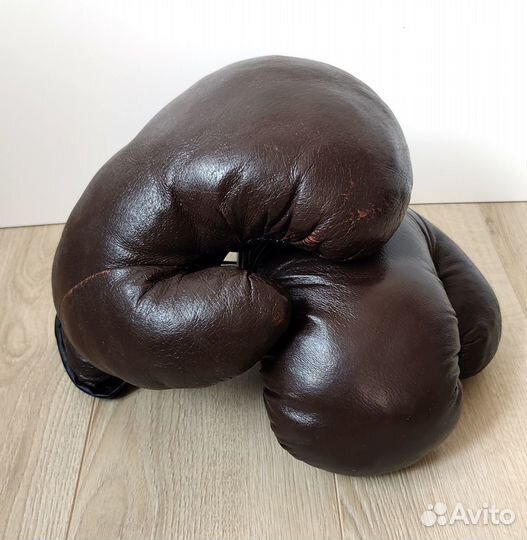 Боксерские перчатки СССР, коричневые 1960-е