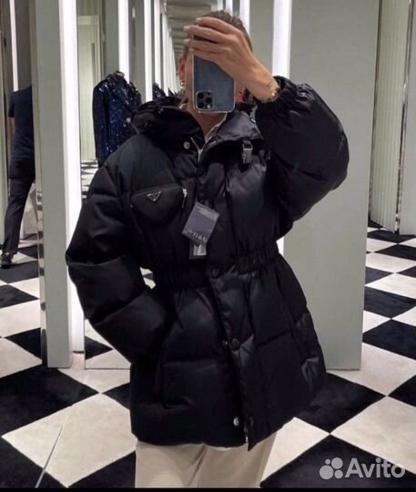 Куртка пуховик prada