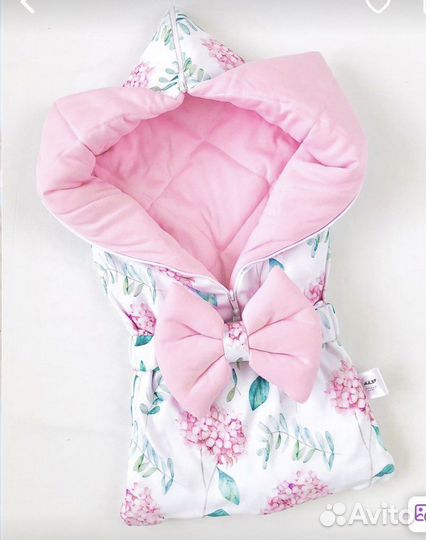 Конверт на выписку для девочки весна осень