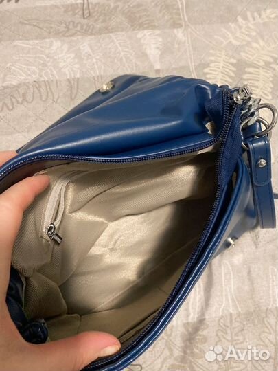 Сумка женская через плечо синяя