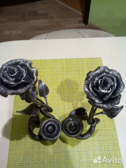 Подсвечник Кованая роза