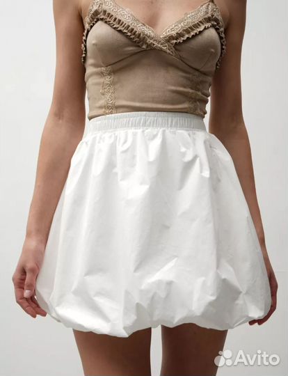 Юбка баллон мини