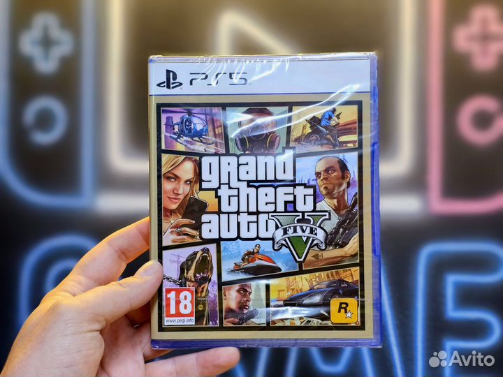 GTA5 диск новый для PS5