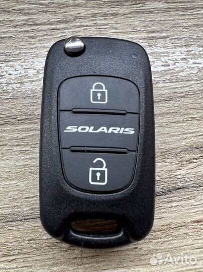 Ключ от hyundai solaris оригинальный