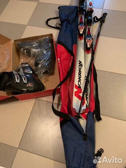 Горные лыжи и ботинки Nordica и К2