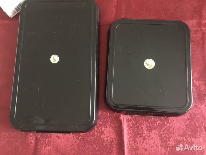 Набор декоративных подносов, металл с покрытием