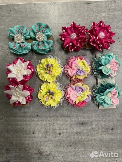 Бантики для волос ручной работы