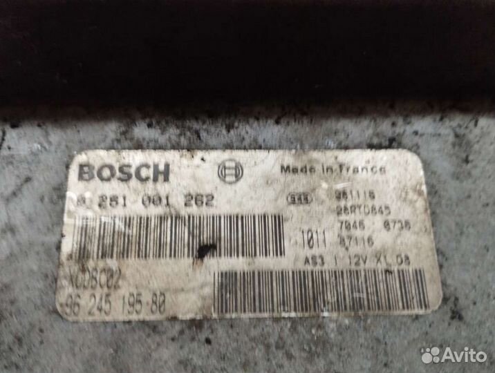 Блок управления двигателем citroen xantia 1.9 nn