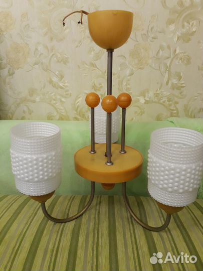 Люстра 3-х рожковая ретро СССР