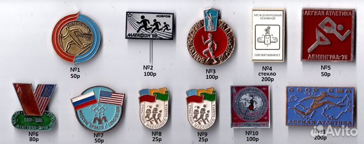 Значки Спорт