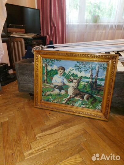 Картина вышитая крестом