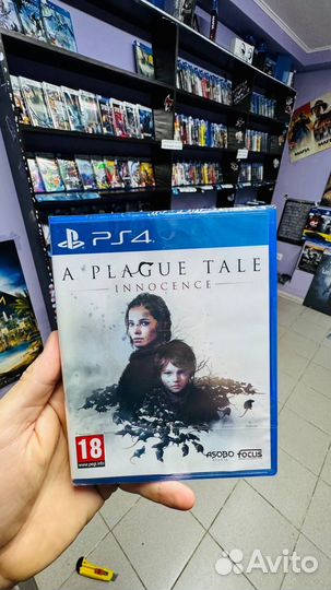 A Plague tale innocence ps4 новый в плёнке