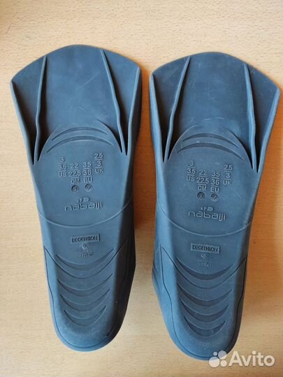 Ласты резиновые для плавания