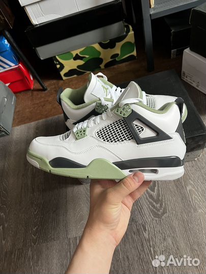 Кроссовки Nike Air Jordan 4 Oil Green оригинал